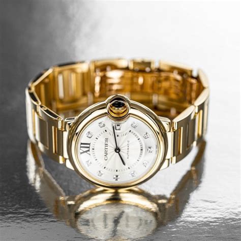 vintage cartier watch gold|pre owned watches cartier.